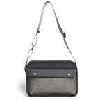 Retro fashion messenger bag, shoulder men's matte crossbody bag, stylish square bag