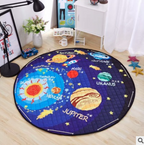 Explosion models Ins cotton car storage mat storage toy mats Round outing children climbing mat storage bag Pi-Mart