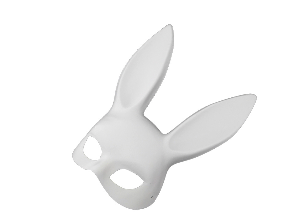 Fashion Black Rabbit Ear Half Face Mask Pi-Mart