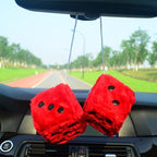 Fuzzy Plush Dice Car Accessory - SJB-DIAMOND ELITES