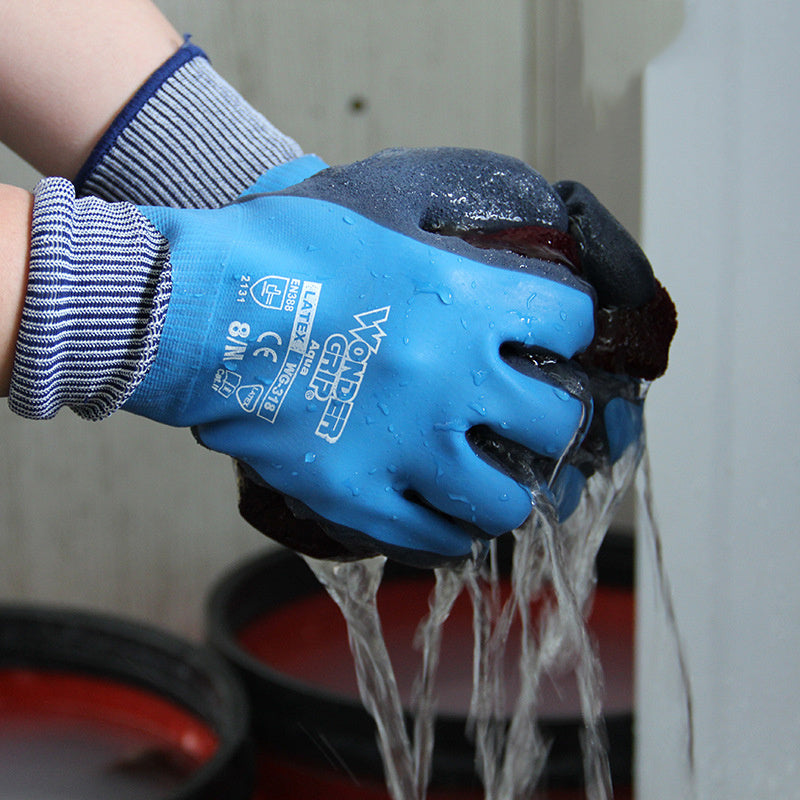 Latex waterproof non-slip gloves Pi-Mart