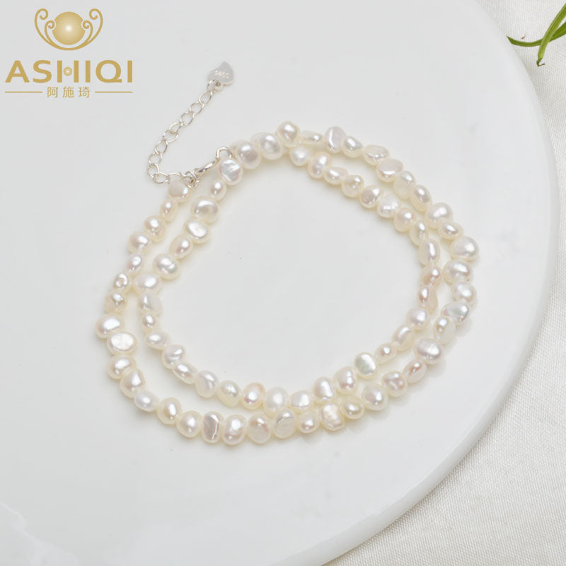 Natural Freshwater Pearl Necklace Pi-Mart