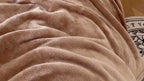 1pc Fleece Flannel Throw Blanket Super Soft Comfy And Cozy Luxury Solid Color Bed Blanket For Couch Portable Travel Blanket Cover Blanket Lootquake LLC