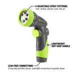 Flexzilla 6-Pattern Adjustable Garden Hose Nozzle