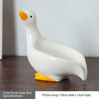 Creative Ceramic Soap Box Cute Duck Pi-Mart