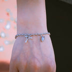 2Pcs Heart Magnet Bracelet for Lovers Pi-Mart