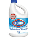 Clorox Splash-Less Liquid Bleach, Regular 77 Ounce Bottle