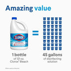 Clorox Disinfecting Liquid Bleach, Regular Scent, 121 fl oz EasyOptionXY LLC