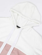 Collared drawstring hooded pocket hoodie Pi-Mart