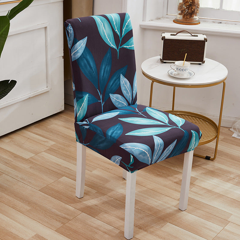 Chair Cover Cover Nordic Thick Elastic One Set Bedroom Hotel Restaurant Stool Cover Pi-Mart