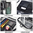 Transparent backpack, PVC transparent backpack, simple and fashionable versatile student backpack casual waterproof