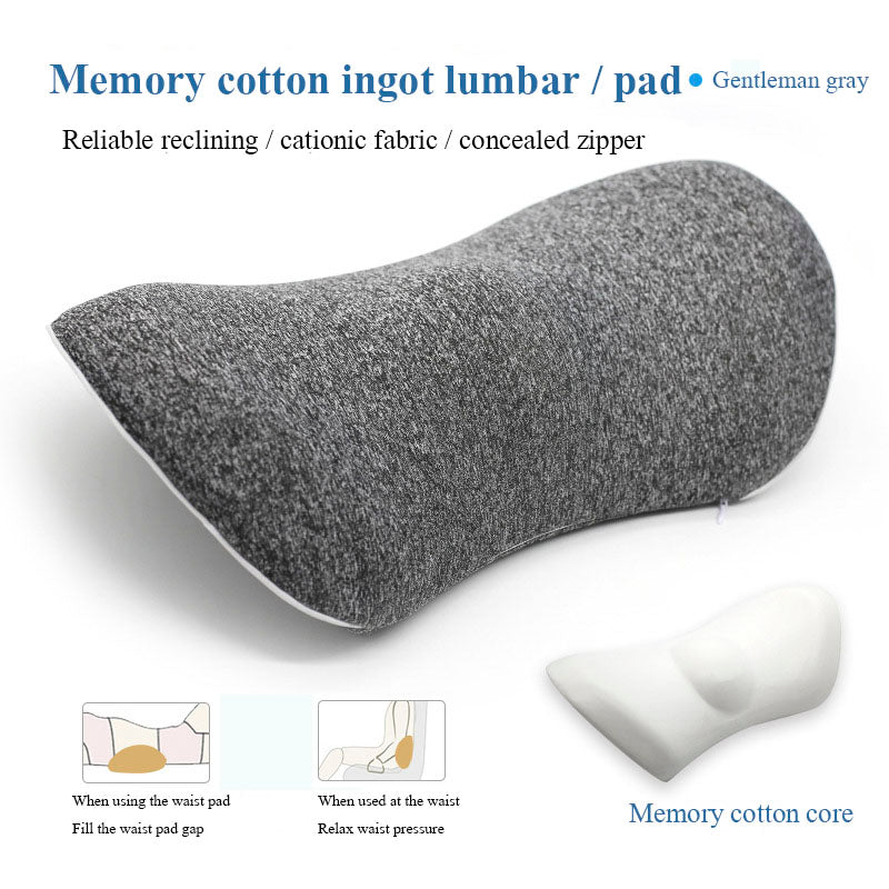 Lumbar Support Pillow For Side Sleepers Pregnancy Relieve Hip Coccyx Sciatica Pain Machine Chair Back Cushion Waist Car Seat Pi-Mart