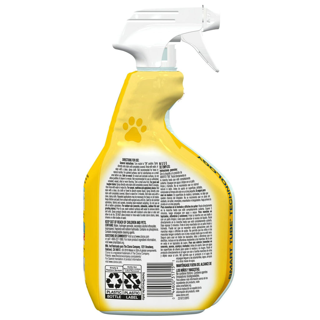 Clorox Pet Urine Remover Spray for Stains and Odors, 24 fl oz EasyOptionXY LLC