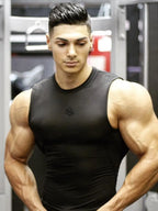 Men's Plus Size Round Neck Tank