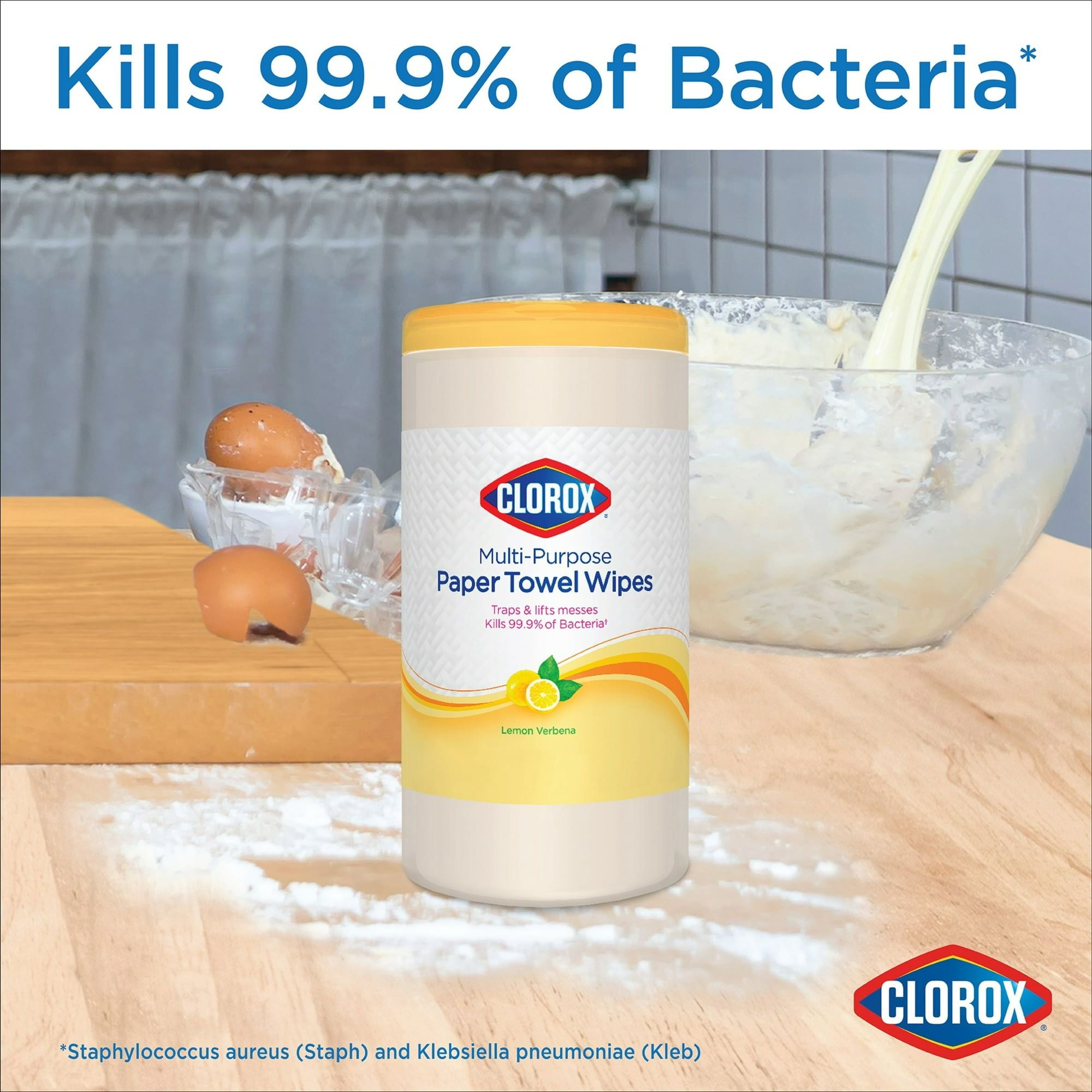 Clorox Multi-Purpose Paper Towel Cleaner Wipes, Jasmine Scent, 75 Count - SJB-DIAMOND ELITES