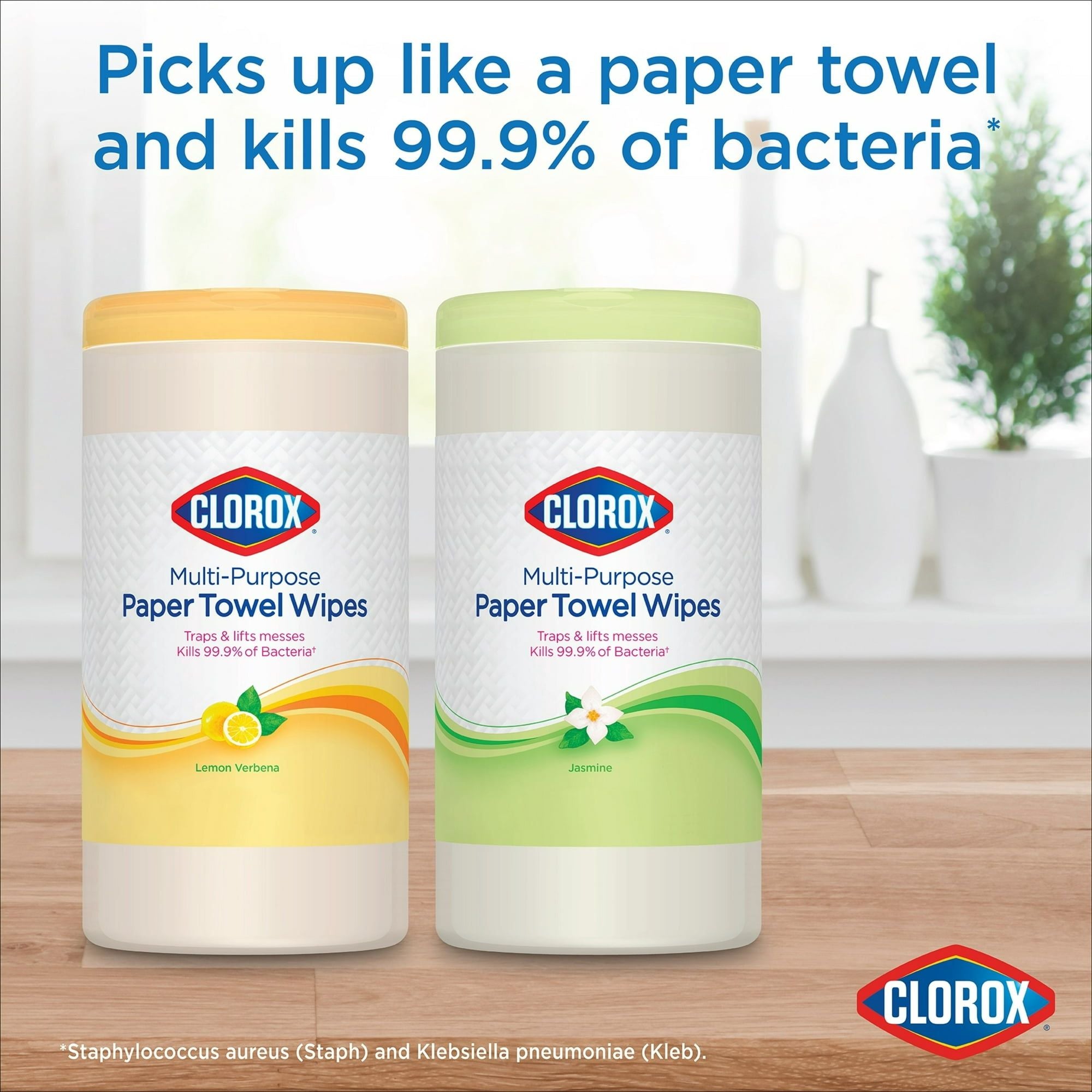 Clorox Multi-Purpose Paper Towel Cleaner Wipes, Jasmine Scent, 75 Count - SJB-DIAMOND ELITES