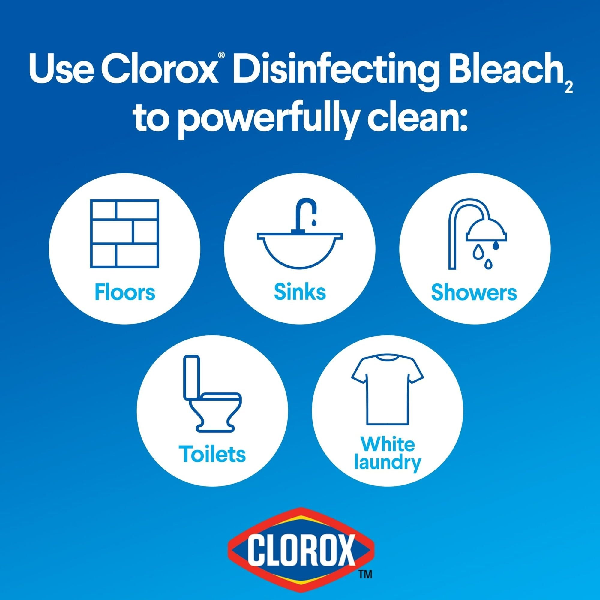 Clorox Regular Liquid Bleach, 121 oz Bottle, 2 ct - SJB-DIAMOND ELITES