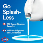 Clorox Splash-Less Liquid Bleach, Regular, 55 oz Bottle - SJB-DIAMOND ELITES