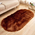 Oval wool-like carpet Pi-Mart