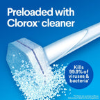 Clorox ToiletWand Disposable Toilet Cleaning System ToiletWand Storage Caddy and 6 Disinfecting ToiletWand Refill Heads (Packaging May Vary) - SJB-DIAMOND ELITES