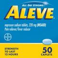 Aleve Caplets Naproxen Sodium Pain Reliever, 50 Count - SJB-DIAMOND ELITES
