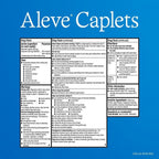 Aleve Caplets Naproxen Sodium Pain Reliever, 50 Count - SJB-DIAMOND ELITES