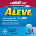 Aleve Caplets Soft Grip Arthritis Cap Naproxen Sodium Pain Reliever, 24 Count - SJB-DIAMOND ELITES