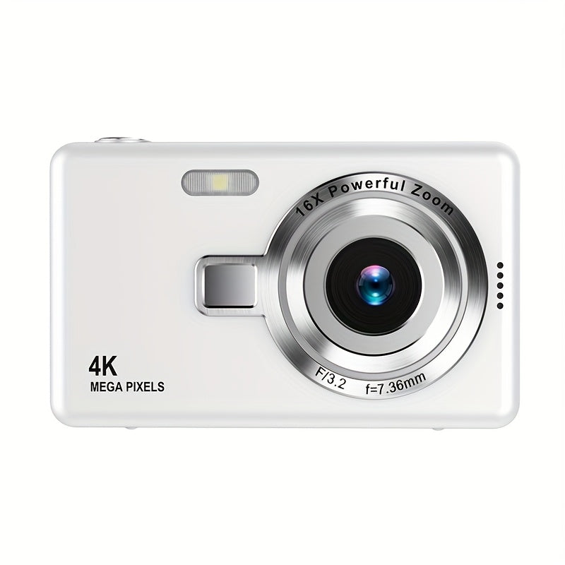 High-Definition Digital Camera with Automatic Focus And Simple Operation, Capable of Taking Photos And Recording Videos. A Surprise Gift for Beginners CCD Card Machine. Choose to Include a 32G Memory Card for Direct Storage A Lootquake LLC