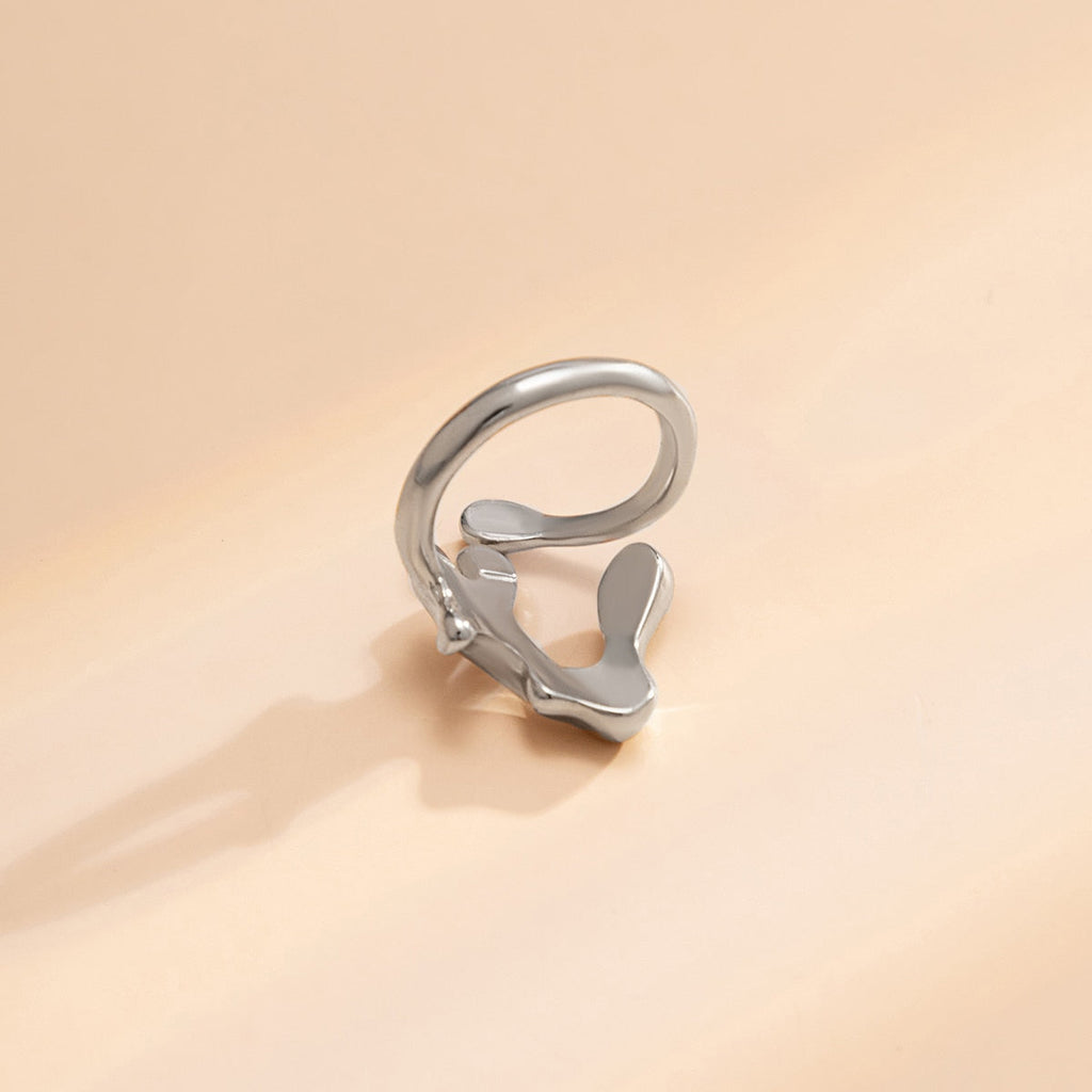 Simple Style Lines Geometric Ring Pi-Mart
