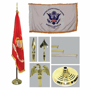 Army 4ft x 6ft Flag, Telescoping Flagpole, Base/Tassel The Military Gift Store