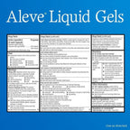Aleve Liquid Gels Easy Open Arthritis Cap Naproxen Sodium Pain Reliever, 80 Count - SJB-DIAMOND ELITES