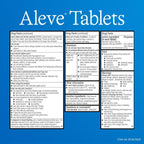 Aleve Tablets Easy Open Arthritis Cap Naproxen Sodium Pain Reliever, 200 Count - SJB-DIAMOND ELITES