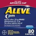 Aleve PM Easy Open Cap Pain Reliever & Nighttime Sleep Aid Caplets, 80 Count - SJB-DIAMOND ELITES