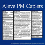 Aleve PM Easy Open Cap Pain Reliever & Nighttime Sleep Aid Caplets, 80 Count - SJB-DIAMOND ELITES