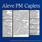 Aleve PM Pain Reliever & Nighttime Sleep Aid Caplets, 50 Count - SJB-DIAMOND ELITES