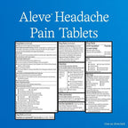 Aleve Headache Pain Reliever Naproxen Sodium Tablets, 24 Count EasyOptionXY LLC