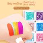 Washable Non-toxic Kindergarten Paint Hand Palm Painting Stamp Pad Graffiti Painting Toy Pi-Mart