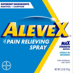 AleveX Pain Relieving Spray, Topical Pain Reliever, 3.2oz EasyOptionXY LLC