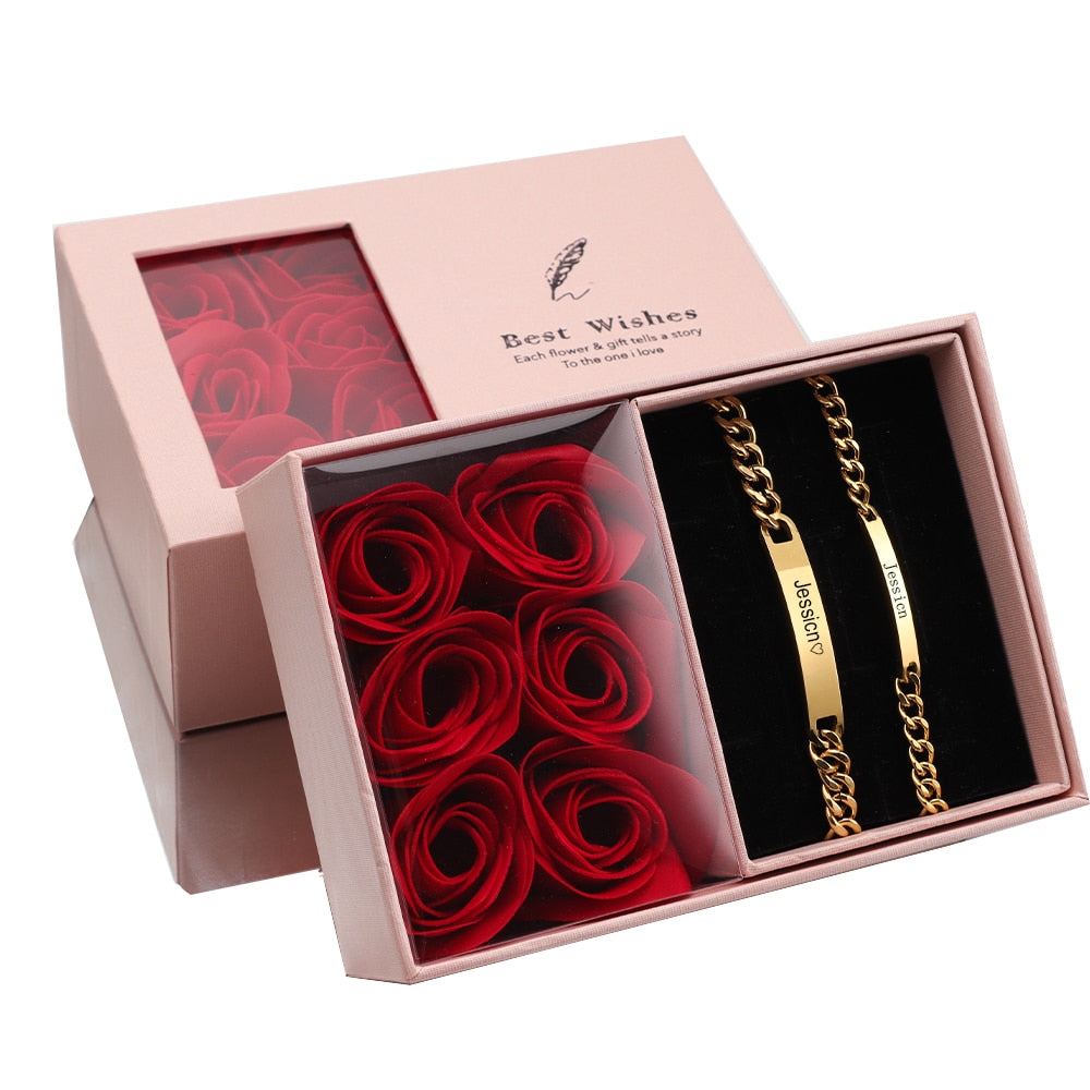 2pcs Set Custom Couple Bracelet Pi-Mart