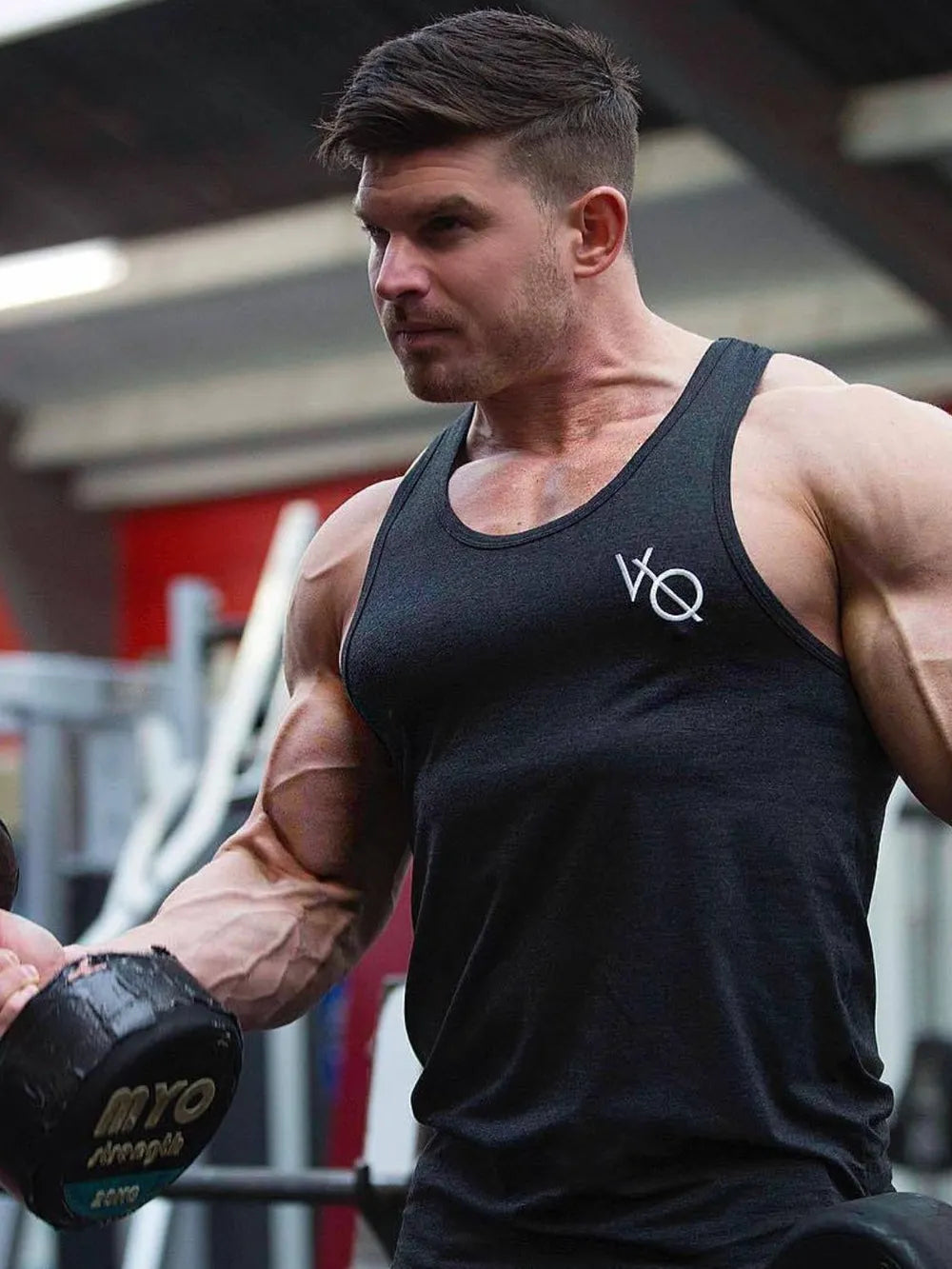 Men's Round Neck Racerback Tank