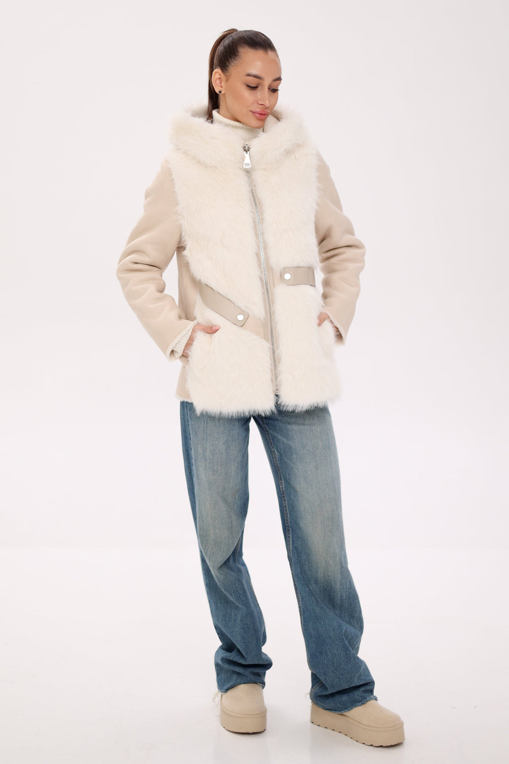 ⇆ Reversible Hooded Wool Blend Jacket - SJB-DIAMOND ELITES