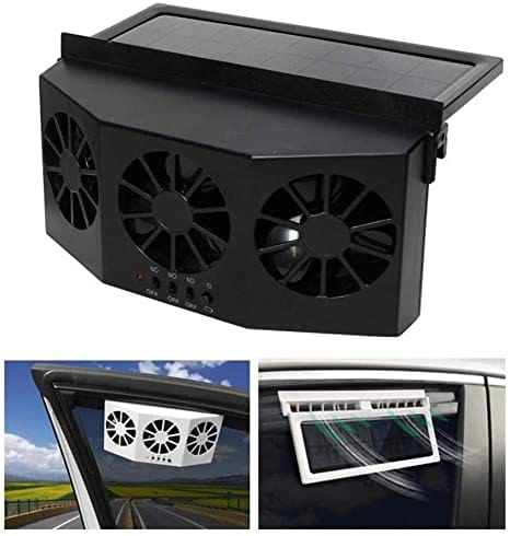 Solar-Powered Car Exhaust Fan - SJB-DIAMOND ELITES