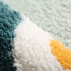 Bathroom Flocking Absorbent Floor Mat Anti Slip Pad Household Use Pi-Mart