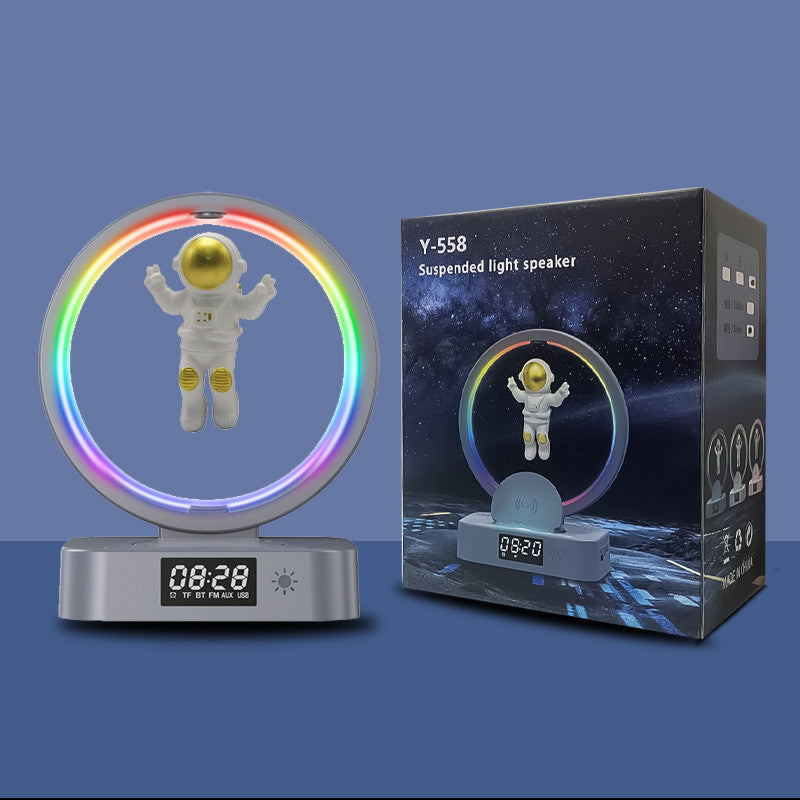 Magnetic Levitation Bluetooth Speaker Astronaut Home RGB Mini Radio TWS Sound Box Outdoor Wireless Subwoofer TF AUX USB Pi-Mart