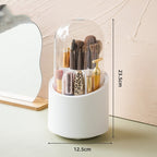 Dust Proof Household Acrylic Lipstick Cosmetic Storage Box Rotating Brush Barrel Pi-Mart