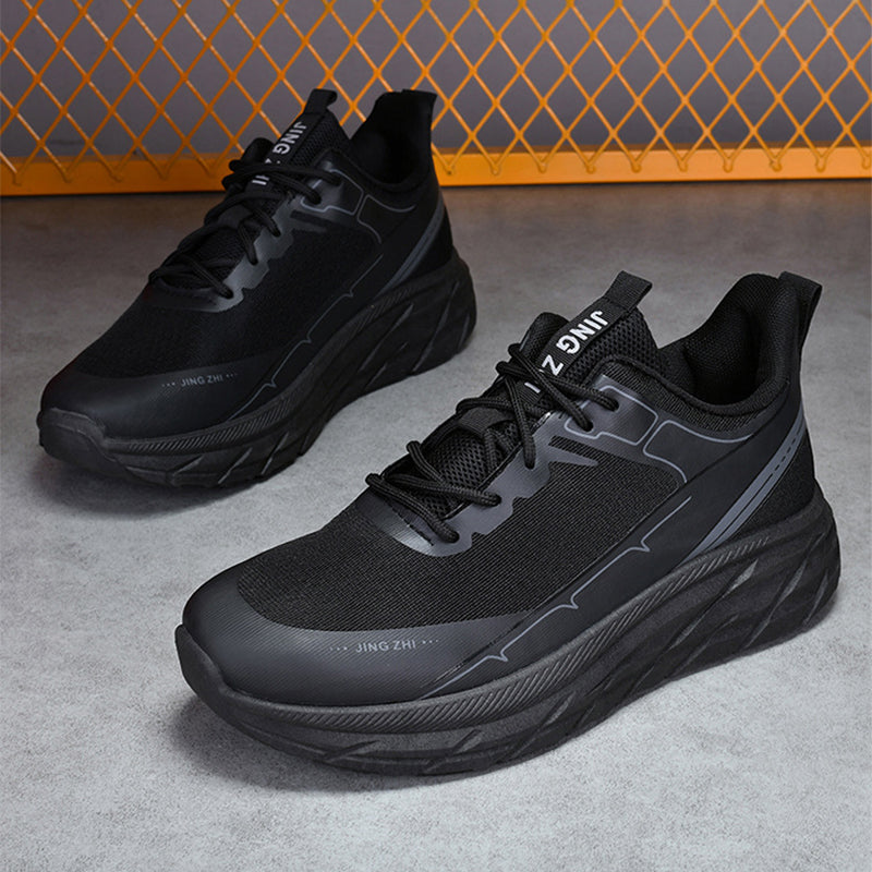 Fashion Thick-soled Anti-skid Shoes Ins Slip-on Casual Lazy Shoes Men Outdoor Breathable Lace-up Running Sports Sneakers Pi-Mart