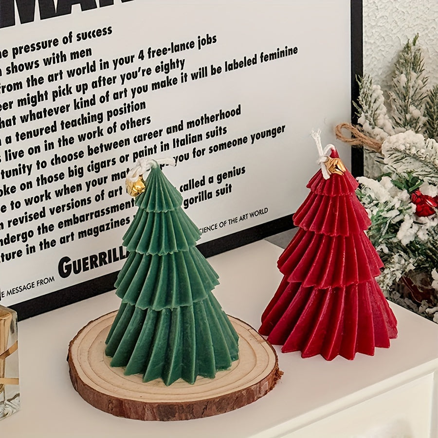 Handcrafted Christmas Tree Scented Candle - Smokeless, Long-Lasting Fragrance | Perfect for Holiday Decor & Gifts for Women | Ideal for Christmas, Halloween, Valentine's, Mother's Day & Birthdays, Christmas Decor Lootquake LLC