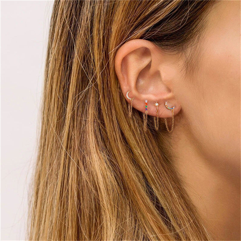 Single tassel earring Pi-Mart