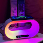 Bluetooth Clock Wireless Charger Small Night Lamp Pi-Mart