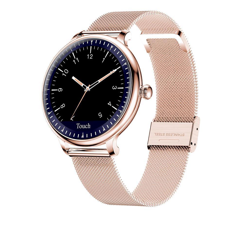 Luxury Modern Stylish Women Smart Watch With Round Screen Smartwatch For Girl Woman and Ladies With Heart Rate Monitor Compatible For Android and IOS Sistems - SJB-DIAMOND ELITES